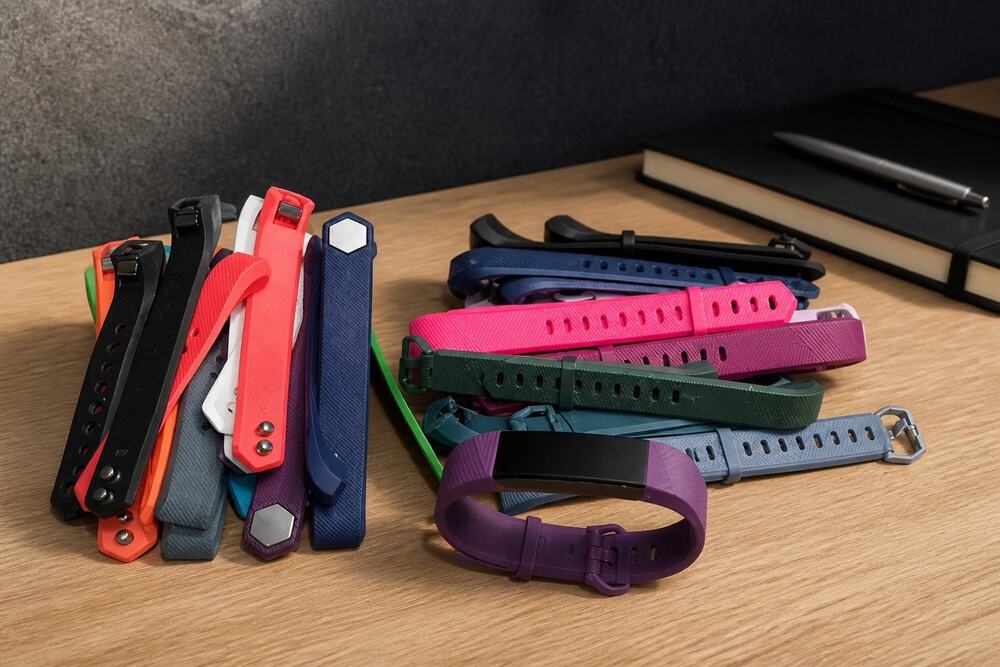 Fitbit 2 FB406 With Assortment Colors Wristbands S/L Bundle (No Charger)